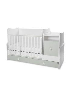 Lorelli Trend PLUS kombi ágy 70x165 - White Milky Green