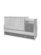 Lorelli Trend PLUS kombi ágy 70x165 - White Stone Grey