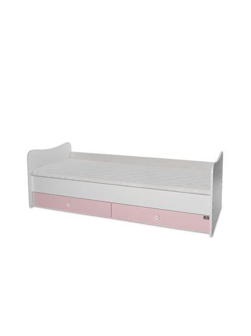 Lorelli MiniMax kombi ágy 72x190 - White / Orchid Pink