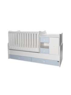 Lorelli MiniMax kombi ágy 72x190 - White / Baby Blue