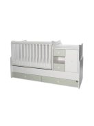 Lorelli MiniMax kombi ágy 72x190 - White / Milky Green