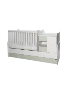 Lorelli MiniMax kombi ágy 72x190 - White / Milky Green