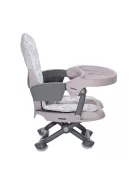 Lorelli Ego Plus székre szerelhető ülésmagasító - White Fluff PU Leather