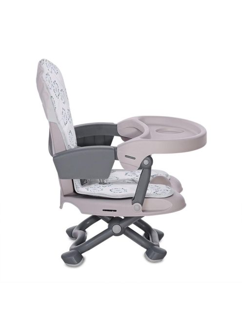Lorelli Ego Plus székre szerelhető ülésmagasító - White Fluff PU Leather