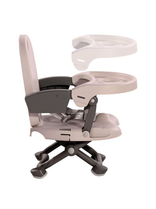 Lorelli Ego Plus székre szerelhető ülésmagasító - White Fluff PU Leather