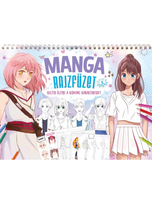 Napraforgó Manga rajzfüzet 1.