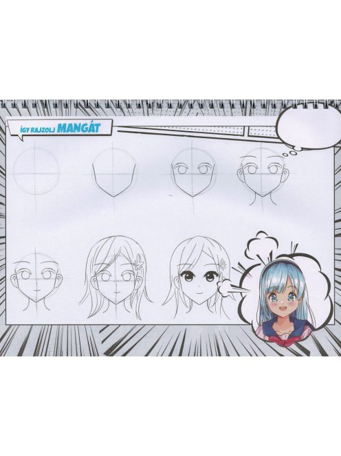 Napraforgó Manga rajzfüzet 1.
