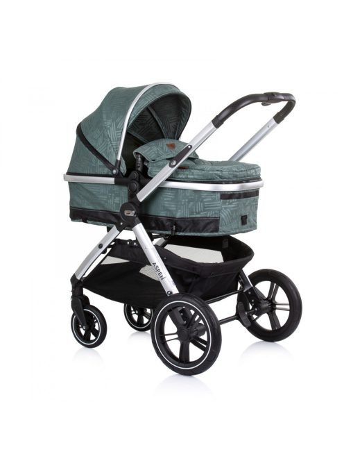 Chipolino Aspen babakocsi mózessé alakítható sport résszel - Aloe