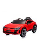 Chipolino Audi e-Tron elektromos autó bőr üléssel - piros