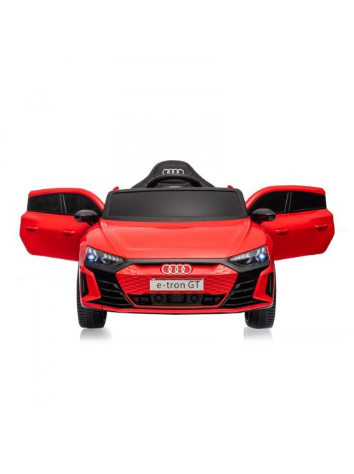 Chipolino Audi e-Tron elektromos autó bőr üléssel - piros