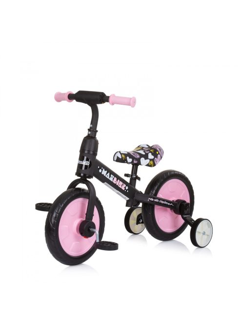 Chipolino Max Bike bicikli segédkerékkel - Pink