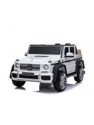 Chipolino Mercedes Maybach G650 elektromos autó bőr üléssel - fehér