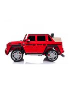 Chipolino Mercedes Maybach G650 elektromos autó bőr üléssel - piros