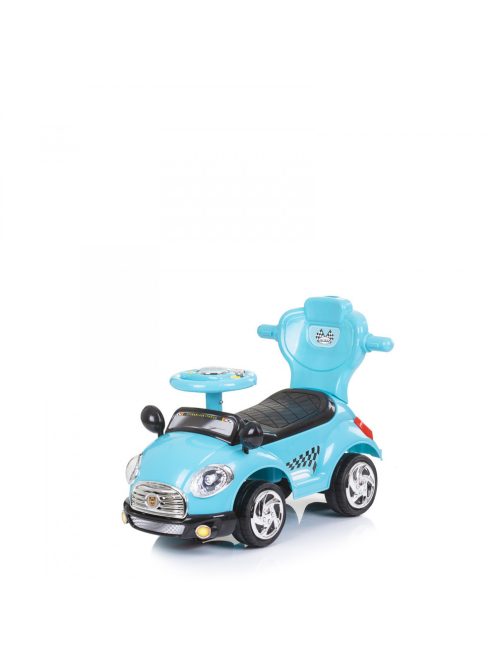 Chipolino Super Car bébitaxi tolókarral és kupolával - blue