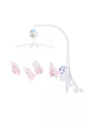 Chipolino Zenélő forgó - Pink rabbits