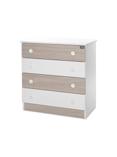 Lorelli Komód - White & Amber / Fehér & Amber ÚJ