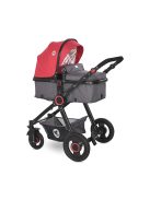 Lorelli Alexa SET babakocsi mózessé alakítható sport résszel - Cherry Red