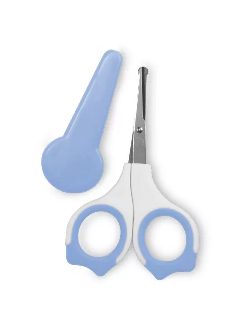 Baby Care Körömvágó olló védőtokkal - Blue