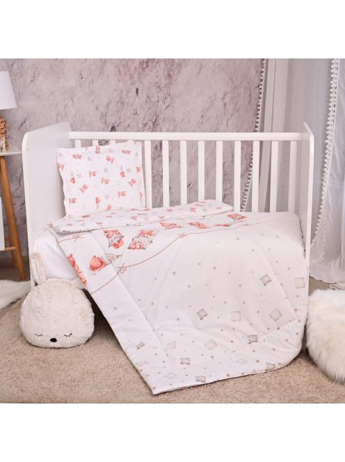 Lorelli 3 részes ágynemű garnitúra - Bears & Pillows Beige