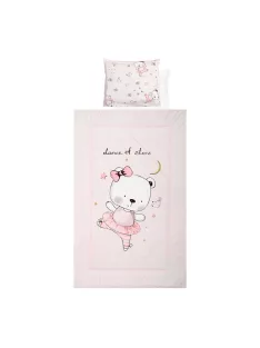 Lorelli 4 részes ágynemű garnitúra - Bllerina Bear