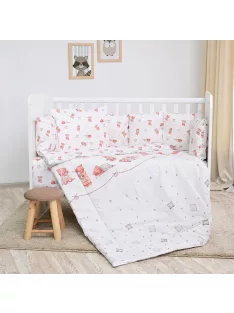  Lorelli 5 részes ágynemű garnitúra - Bears & Pillows Beig
