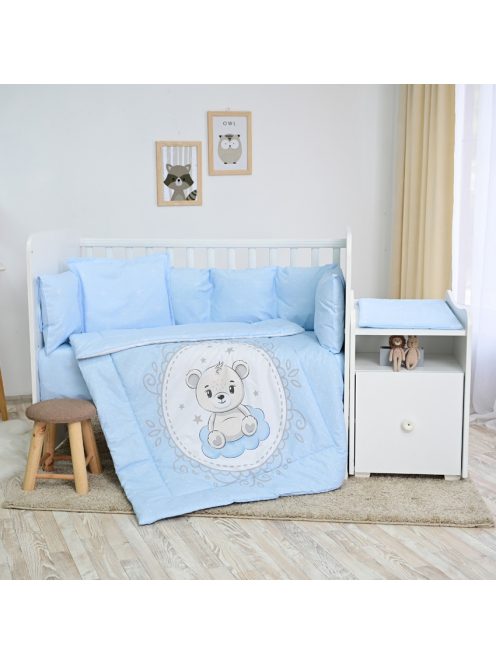 Lorelli ágynemű garnitúra Trend kombi ágyhoz - Little Bear Blue
