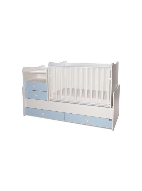 Lorelli Combo kombi ágy 70x170 - White Baby Blue