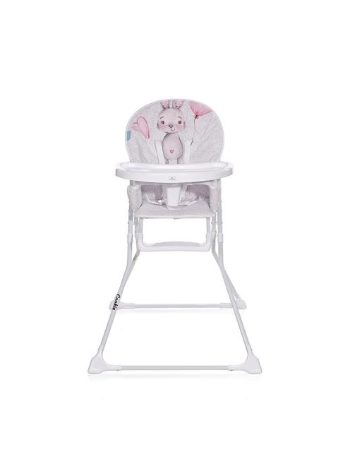 Lorelli Cookie fix etetőszék - Noble grey&pink rabbit