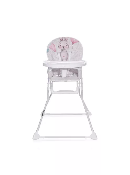 Lorelli Cookie fix etetőszék - Noble grey&pink rabbit