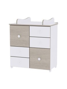 Lorelli Cupboard pelenkázó komód - White & Amber -új