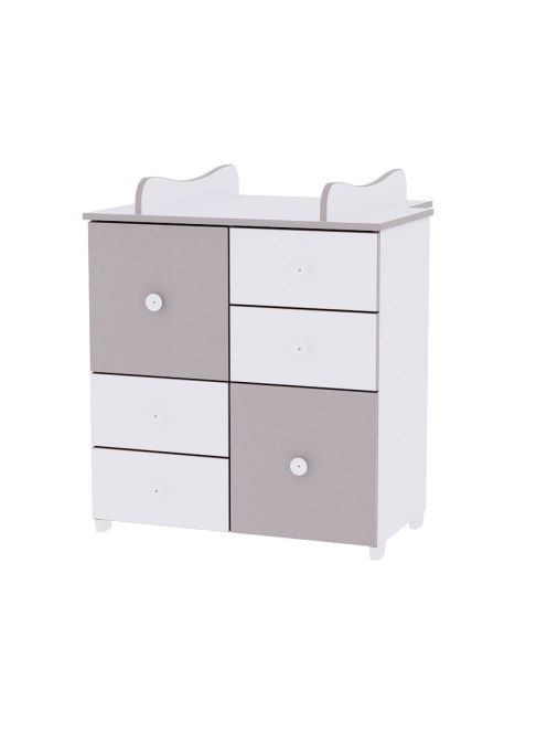 Lorelli Cupboard pelenkázó komód - White & String - új