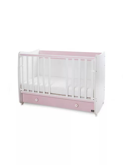 Lorelli Dream kiságy 60x120 - White Orchid Pink