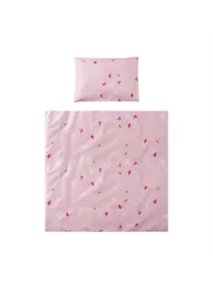   Lorelli EVA 5 részes ágynemű garnitúra - Butterflies Pink