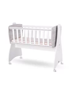   Lorelli First Dreams ringatható bölcső 105x55 - White / Artwood