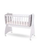 Lorelli First Dreams ringatható bölcső 105x55 - White / Artwood New