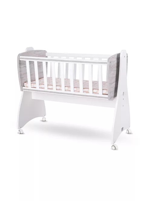 Lorelli First Dreams ringatható bölcső 105x55 - White / Artwood New