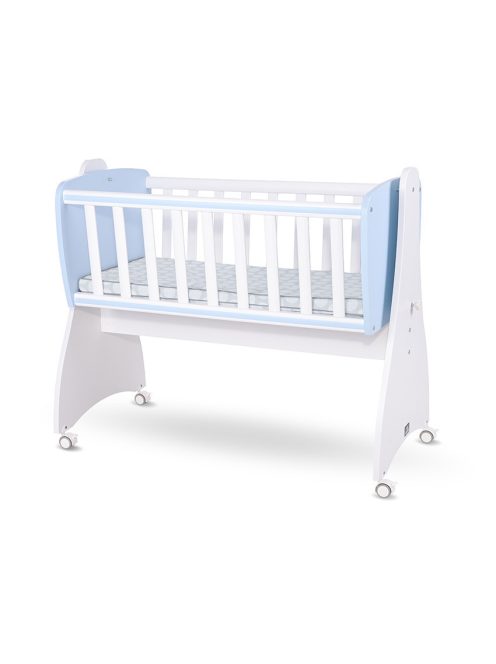 Lorelli First Dreams ringatható bölcső 105x55 - White / Baby Blue New