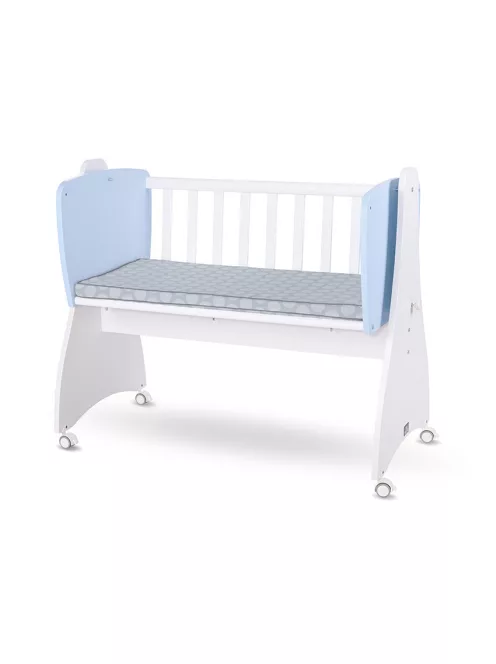 Lorelli First Dreams ringatható bölcső 105x55 - White / Baby Blue New
