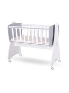 Lorelli First Dreams ringatható bölcső 105x55 - White / Stone Grey