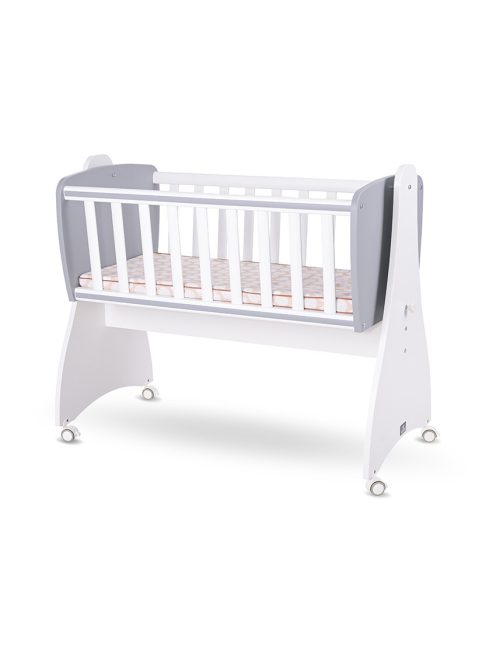 Lorelli First Dreams ringatható bölcső 105x55 - White / Stone Grey