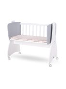 Lorelli First Dreams ringatható bölcső 105x55 - White / Stone Grey