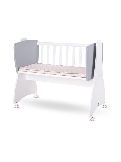Lorelli First Dreams ringatható bölcső 105x55 - White / Stone Grey