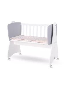   Lorelli First Dreams ringatható bölcső 105x55 - White / Stone Grey New
