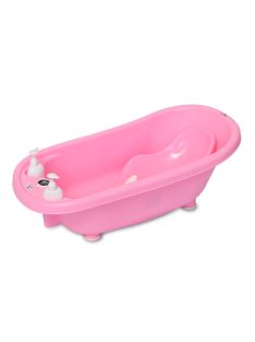 Lorelli kád leeresztő dugóval, babatartóval 88 cm - Pink