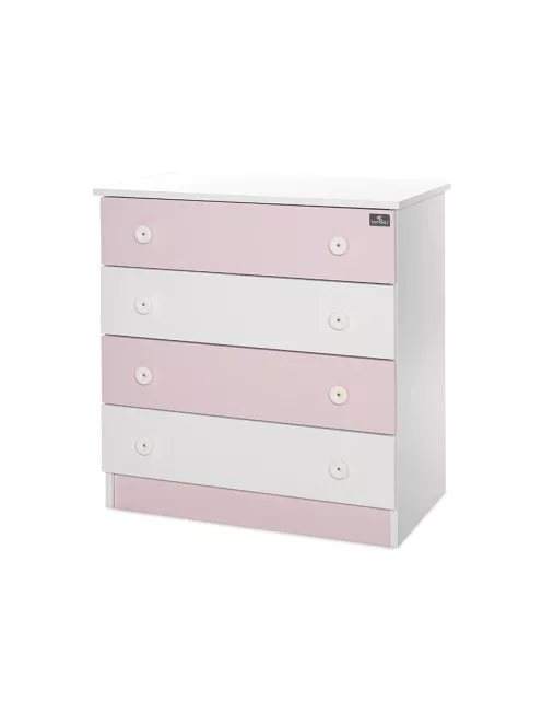 Lorelli Komód - White & Orchid Pink 