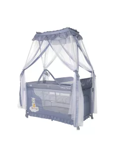 Lorelli Magic Sleep utazóágy - Cool Greay Hippo