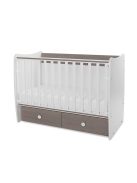 Lorelli Matrix kiságy 60x120 - White Coffee 2Box