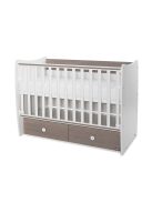 Lorelli Matrix kiságy 60x120 - White Coffee 2Box