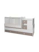 Lorelli MiniMax kombi ágy 190x72 - White String New