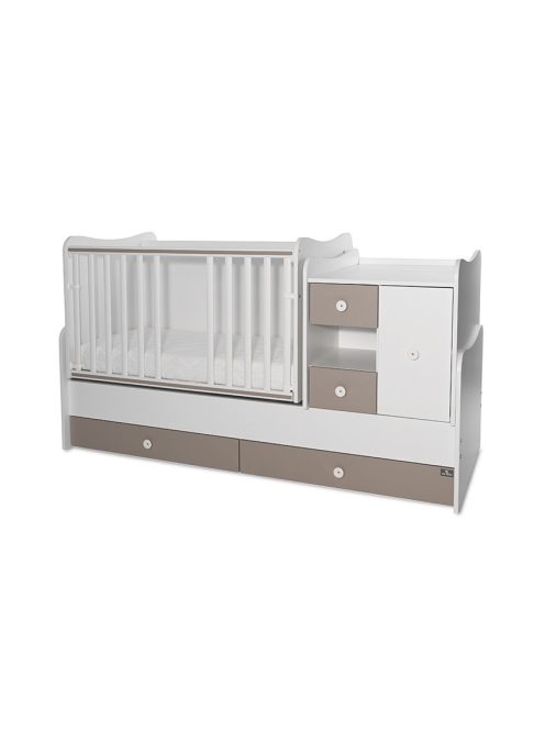 Lorelli MiniMax kombi ágy 190x72 - White String New